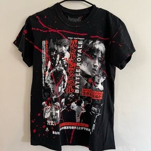 Rucking fotten Keikos Smile variant blood splatter t-shirt size S